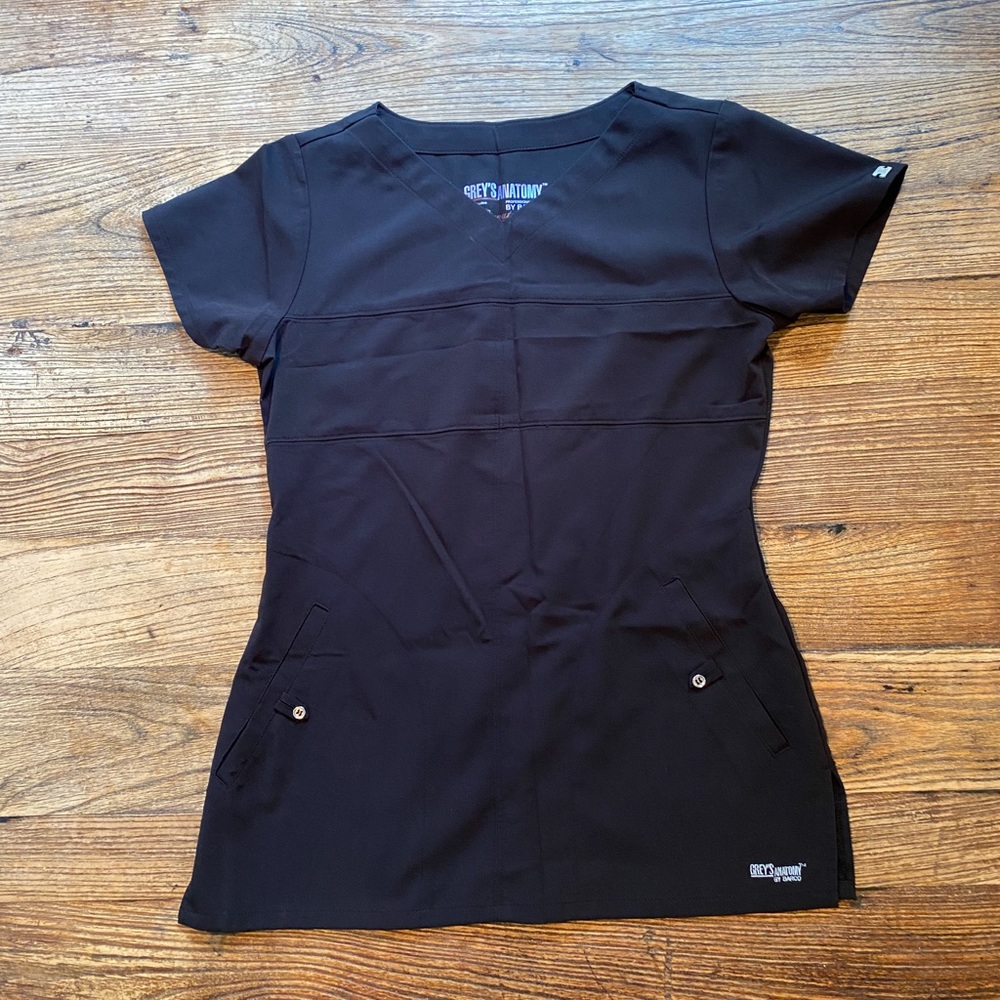 Grey’s Anatomy Black Scrub Top